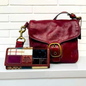 Coach Leather Bag and Wallet - Vintage